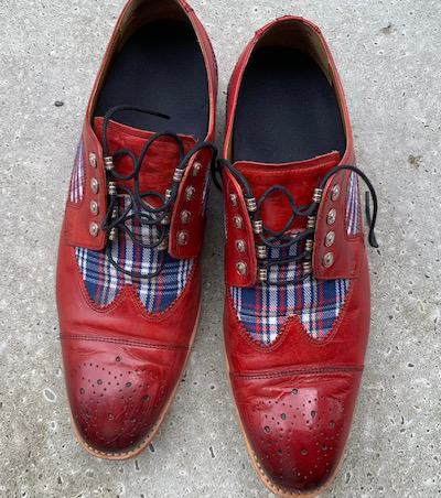 Transparant Absoluut Schat Rode schoenen - Stroomopwaarts